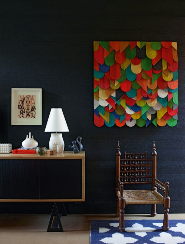 Colorful wall art 3d