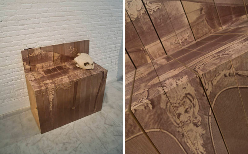 Com oda wood tattoo on folding chairs2