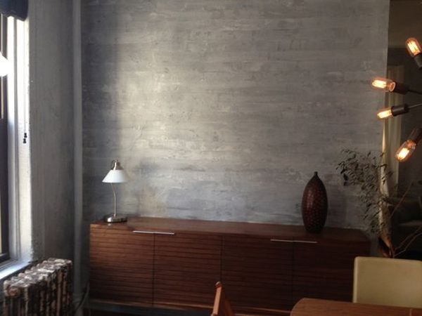 Concrete faux walls