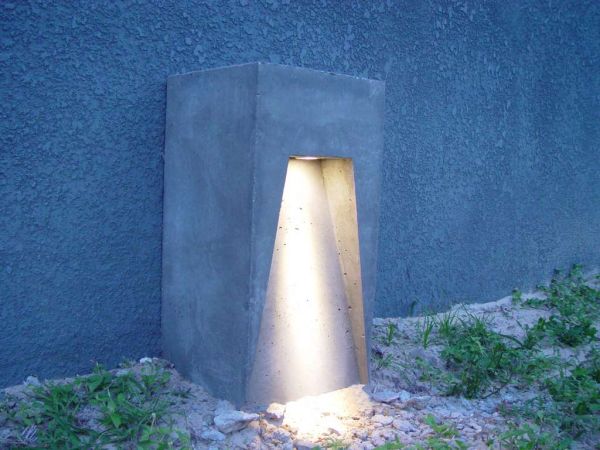 Concrete lamp