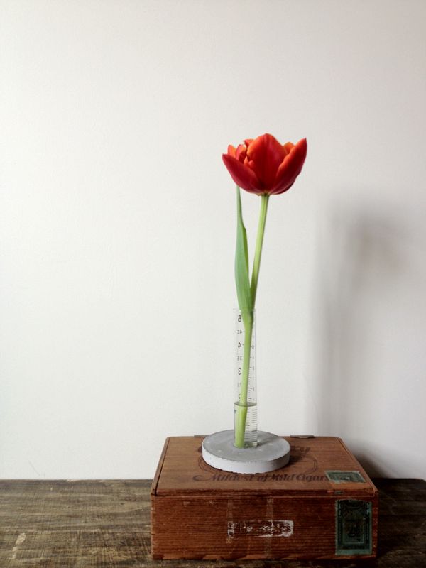 Concrete vase