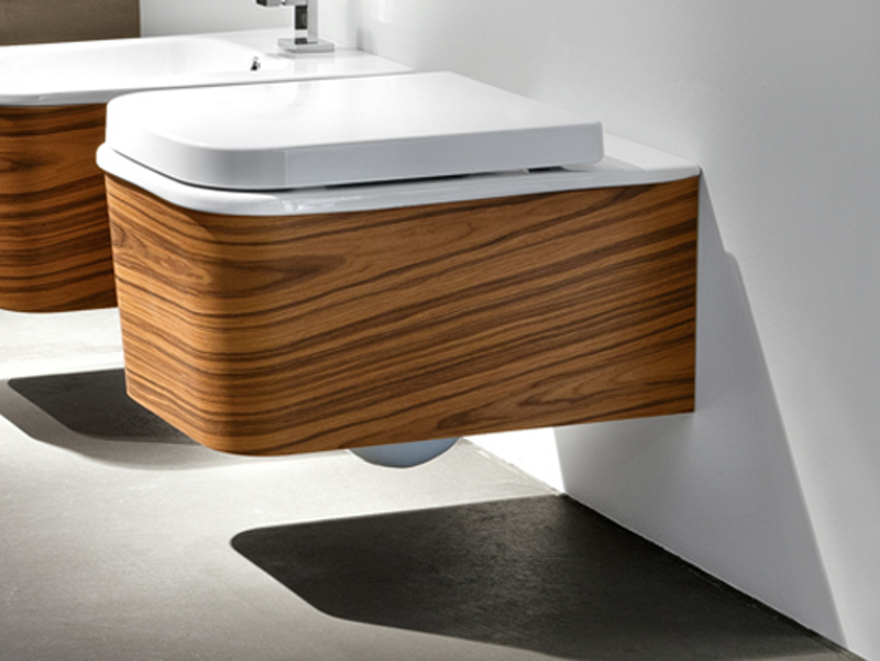 Cono wall hung ceramic toilet