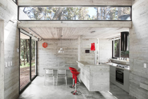 Contemporary concrete cottage5