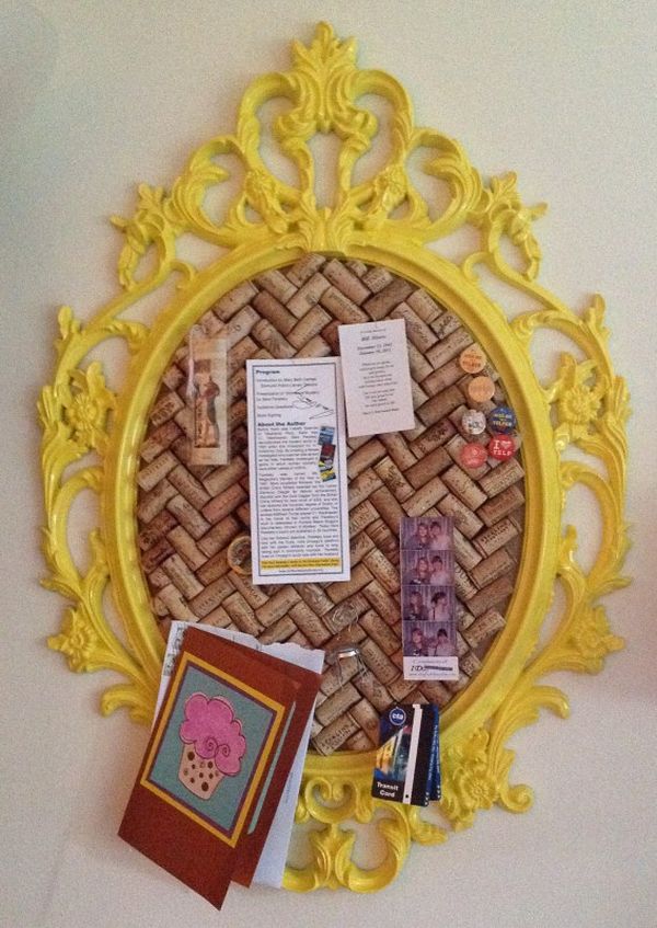 Cork mirror