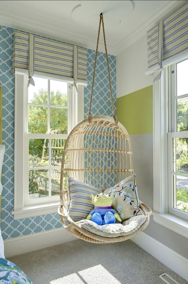 girls bedroom room can include a hanging chair