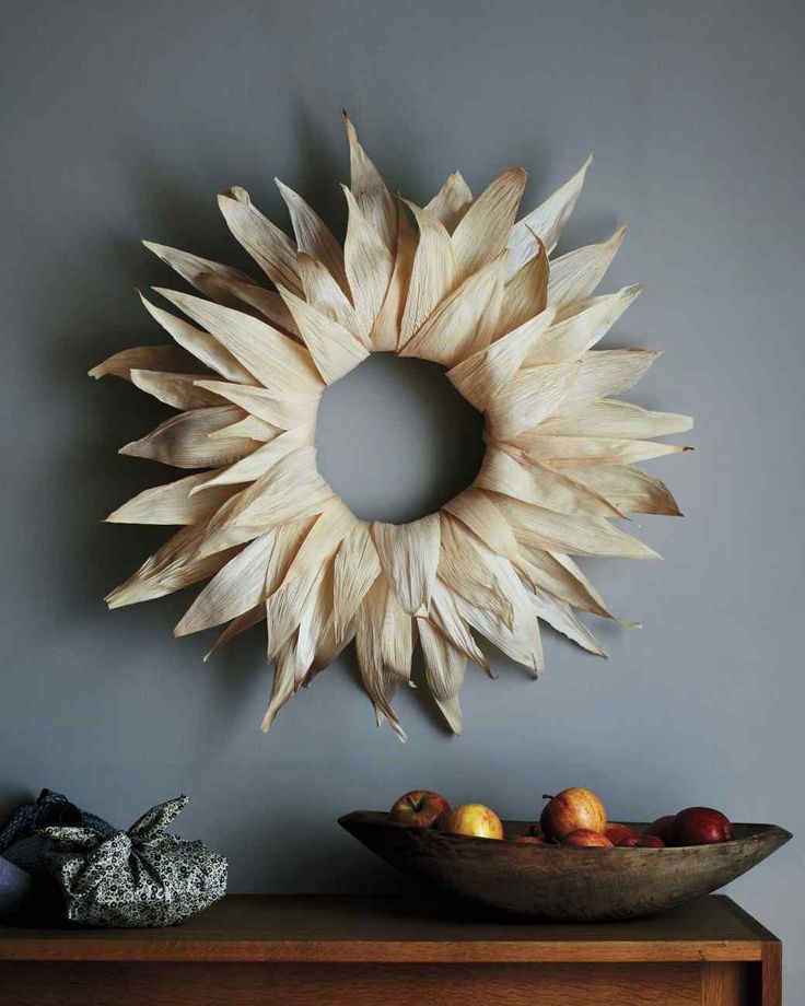 Dried Corn Husk Wreath