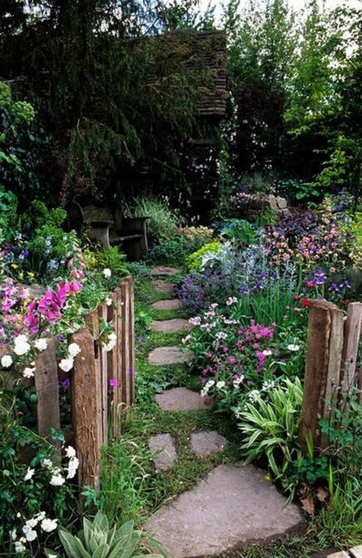 cottage flower garden