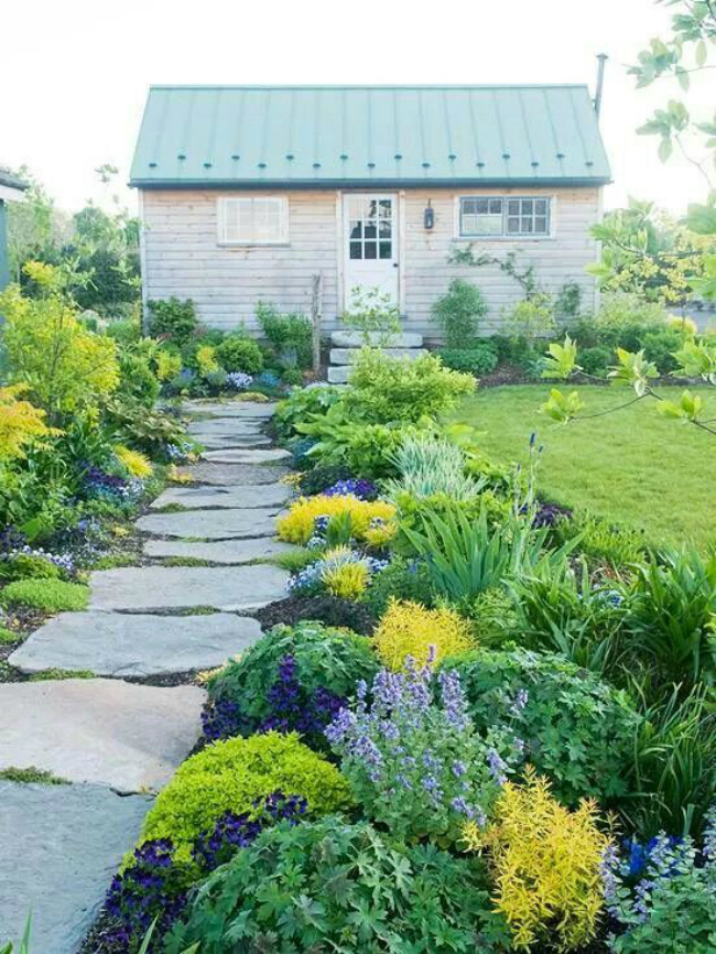 cottage stone path