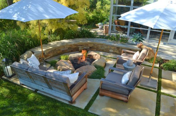 Cozy around firepit