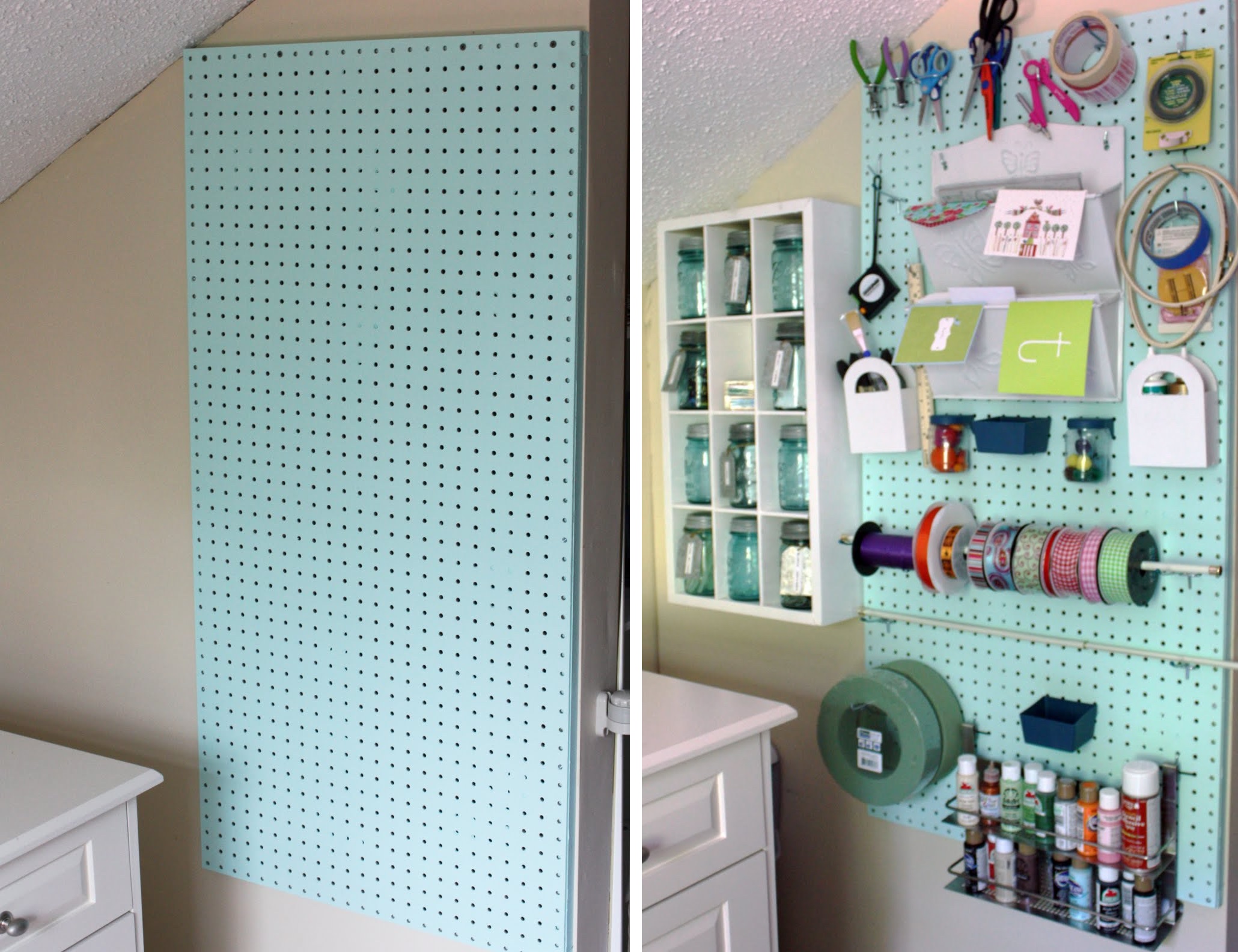 customize the pegboard according