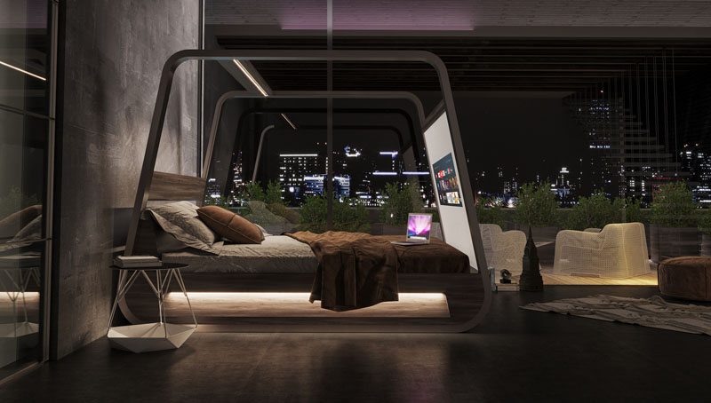 Designer Fabio Vinella has designed the HiBed