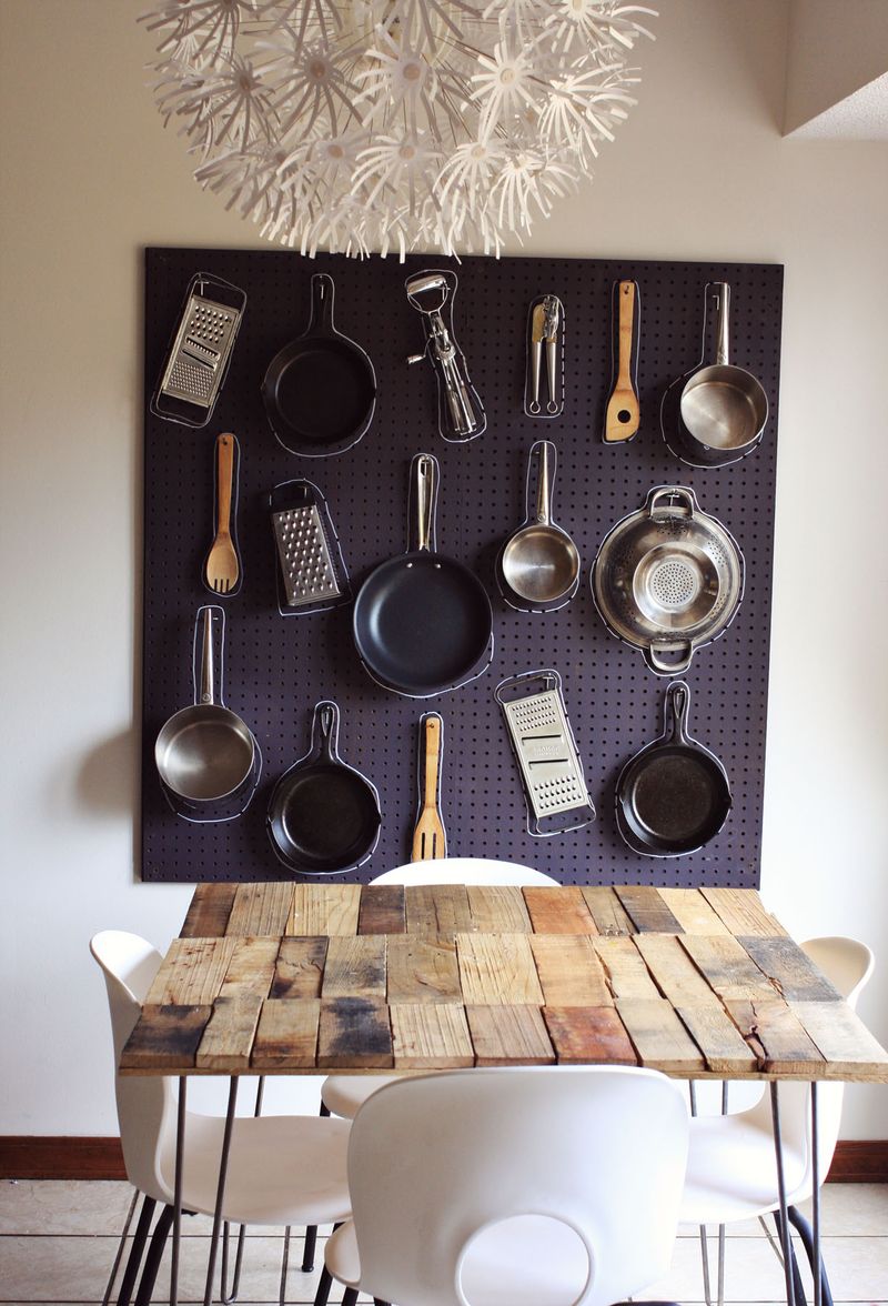 dining-area-wall-pegboard-design
