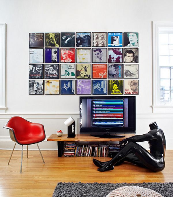 Dispay your dvd collection on wall