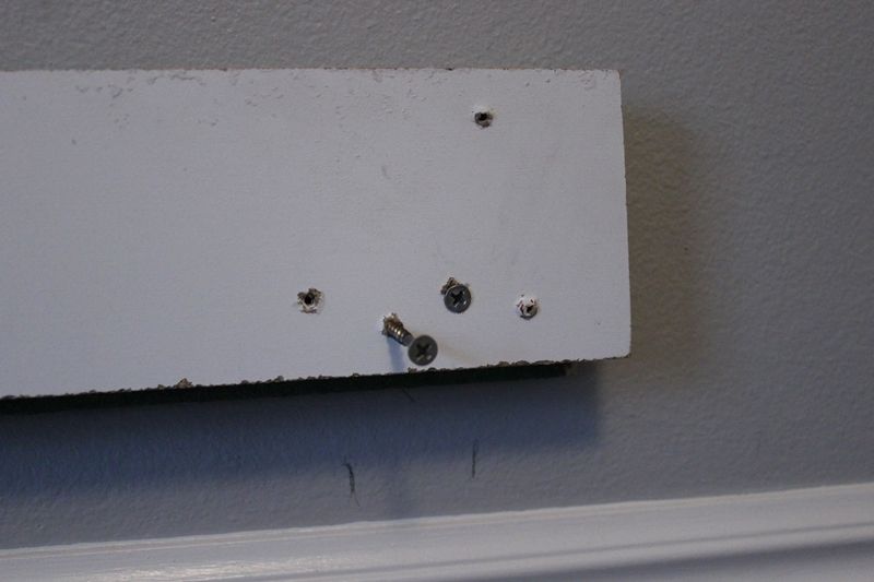 Diy headboard screw