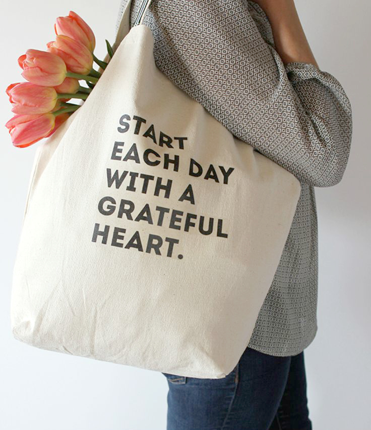 diy quote tote