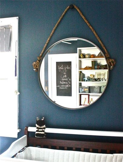 Diy rope mirror