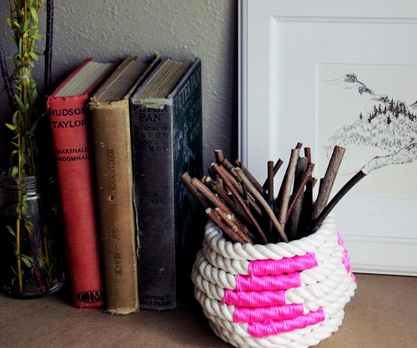 Diy ropebasket completed