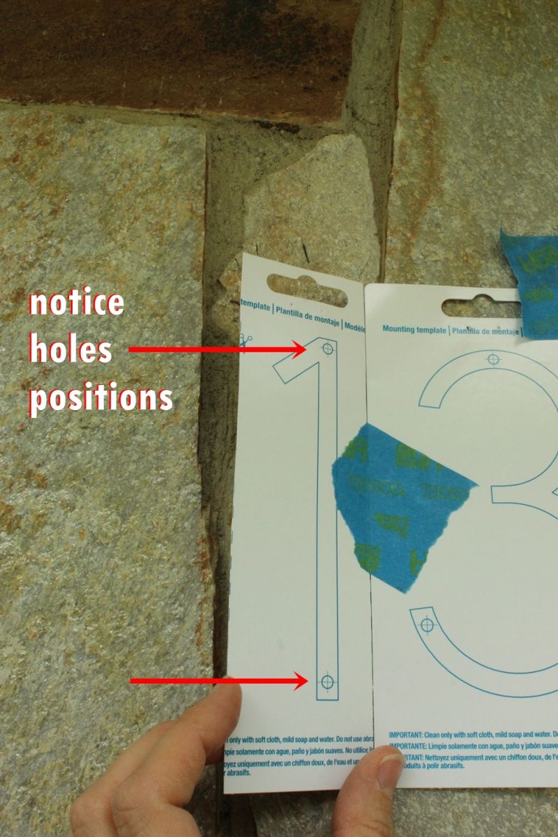 double check all numbers pre drill holes