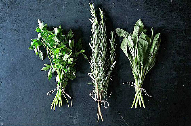 drying herbs