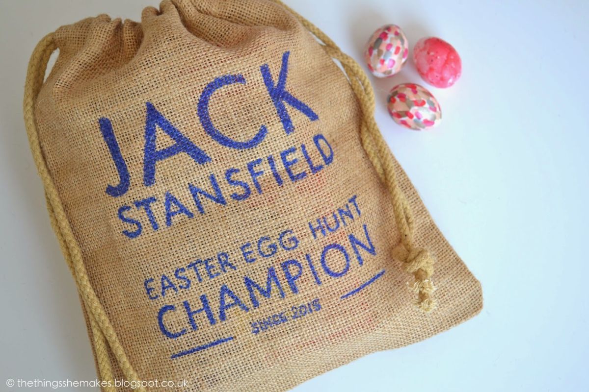 easter egg hunt bag