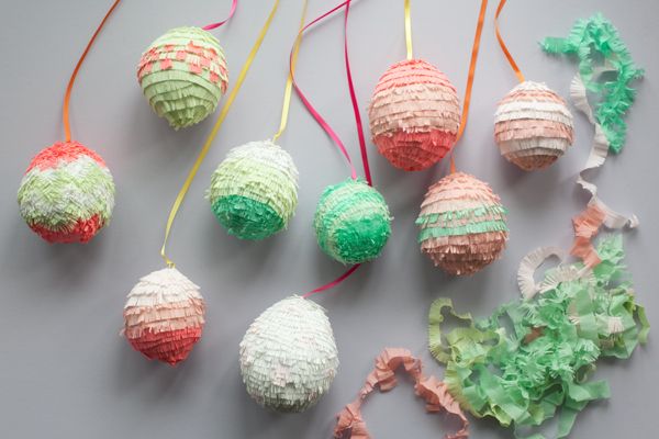 Easter egg pinatas diy