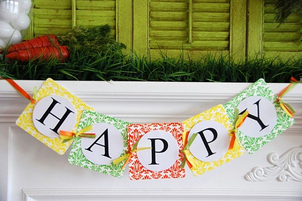Easter mantel1