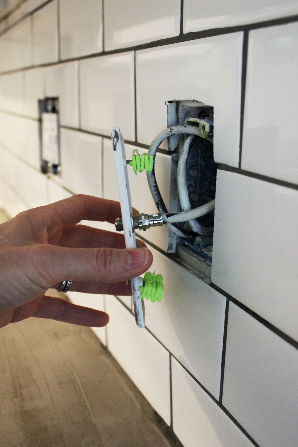 electricity to the outlets has been switched off