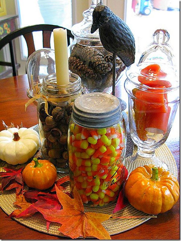 Fall halloween candy