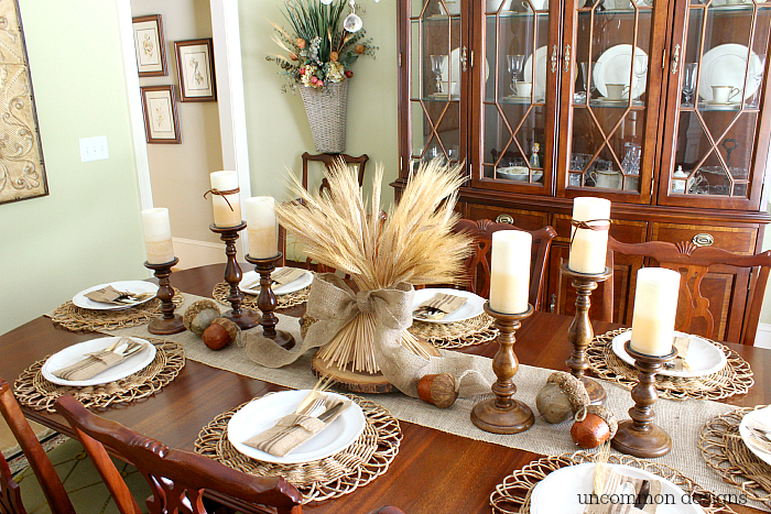 Fall home tour dining room uncommon design