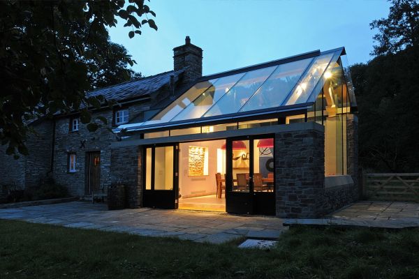 Farmhouse extension glass