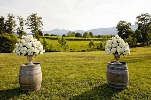 Flower wedding arranjament