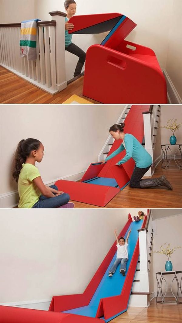 Folding slide