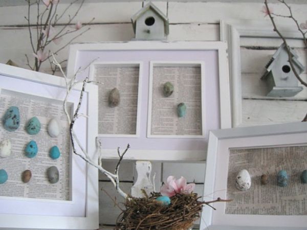 Framed eggs