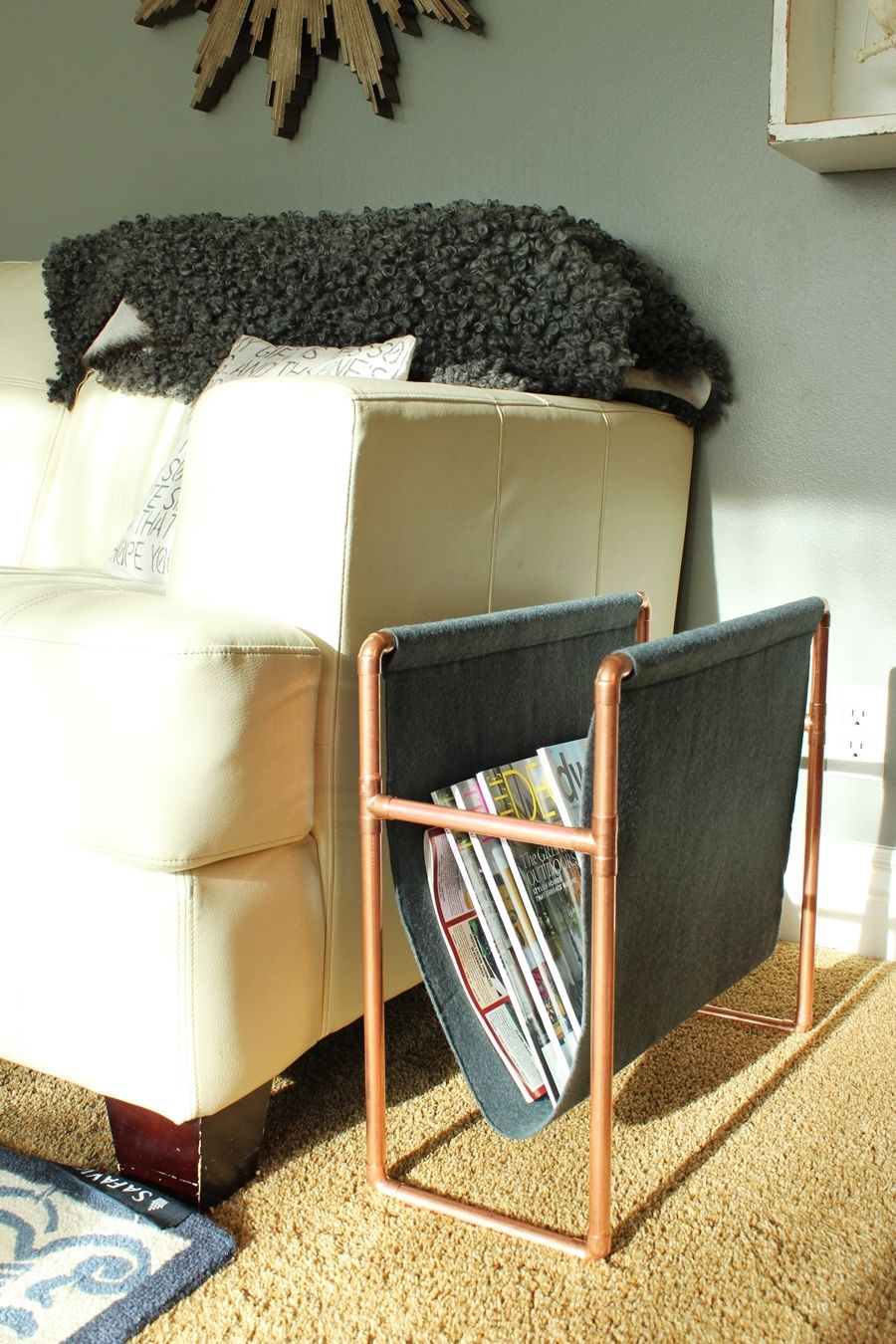 Chic DIY Copper Magazine Holder: How to Make this Surprisingly Easy Piece