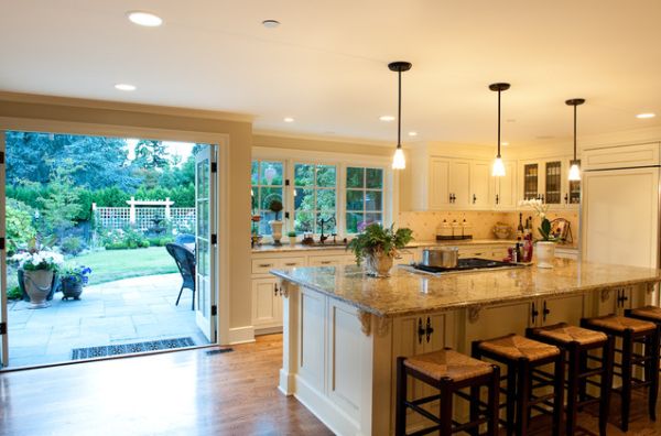 French doors kitchne