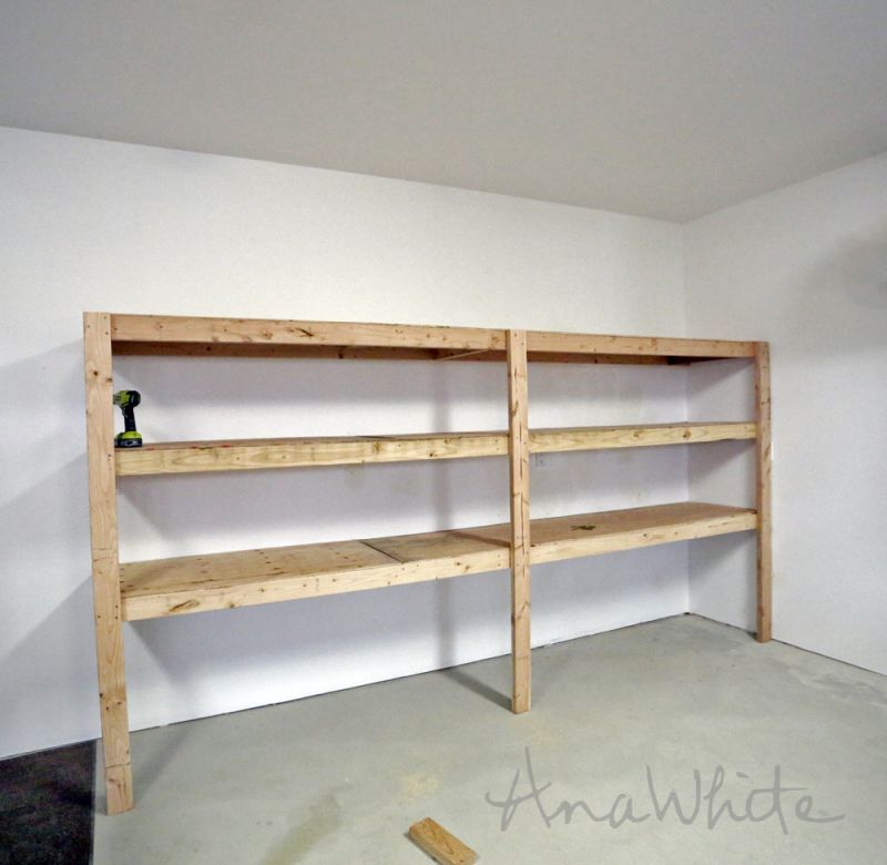 How To Build Garage Wood Shelves That Are Practical And User-Friendly