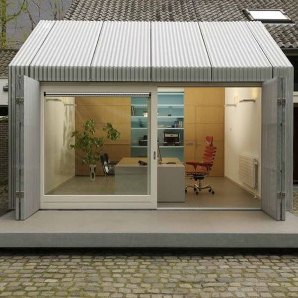 garage converted into a working space
