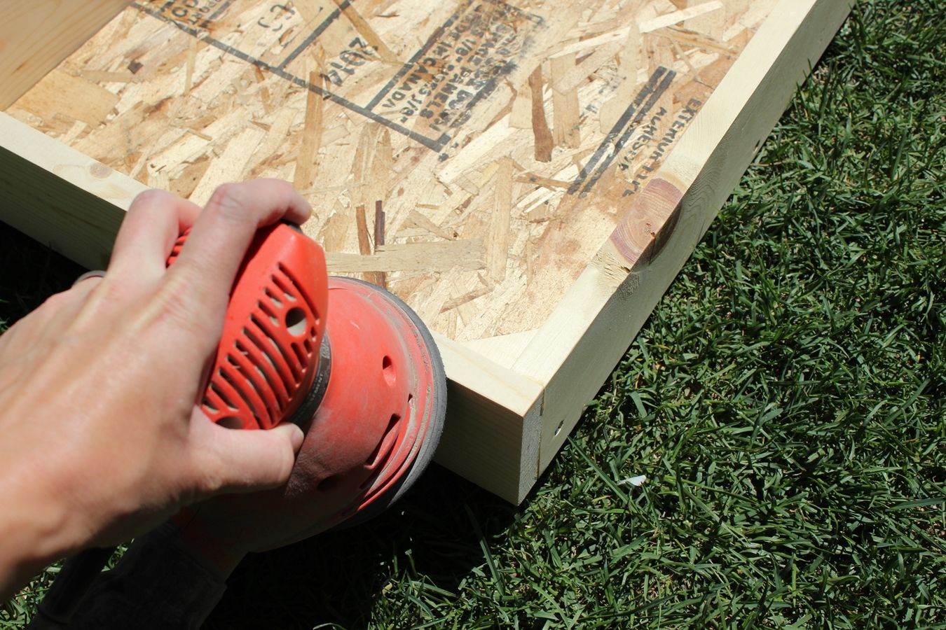 Gently sand the rolling storage