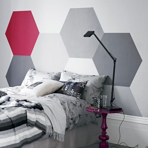 Geometric headboard design