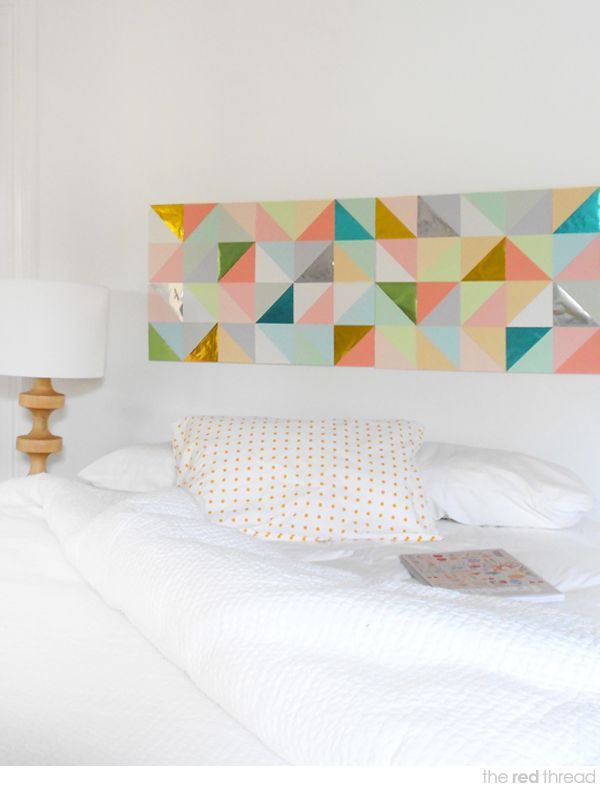 Geometric headboard design1