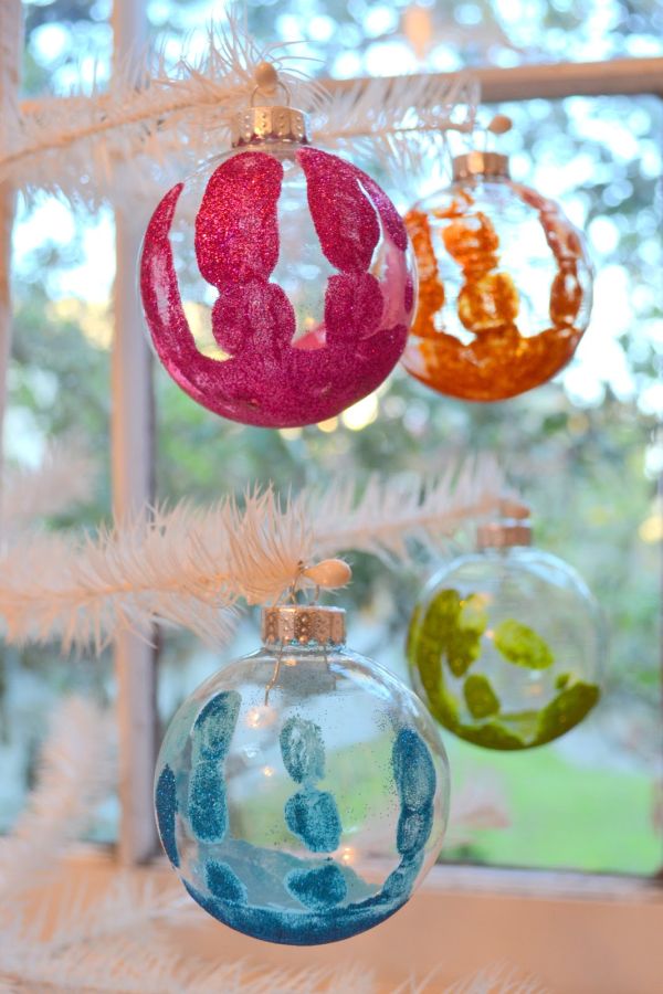 Glittered handprint christmas ornament tradition 1892x2838