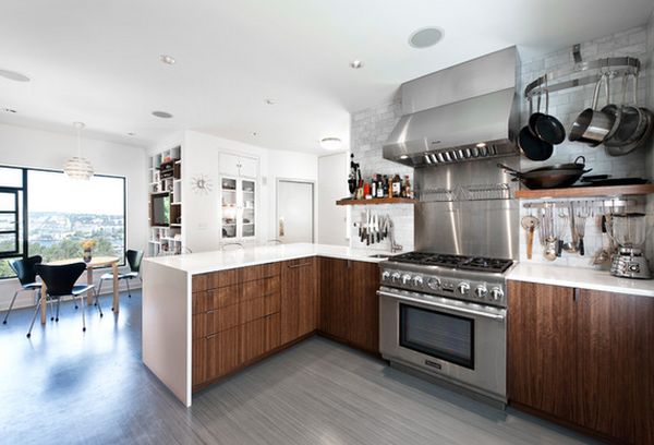 Grey Vinyl kitchen flooring