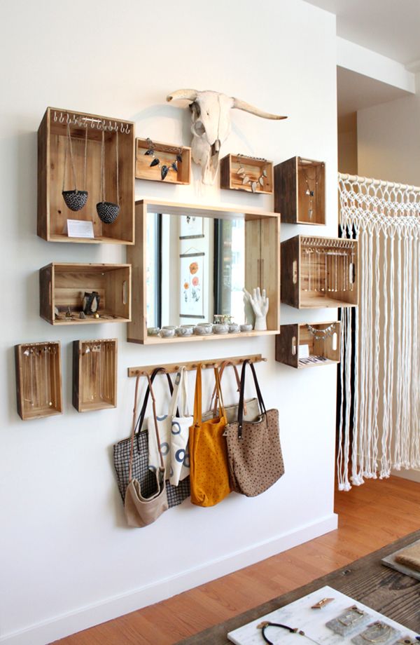 Hallway box storage design