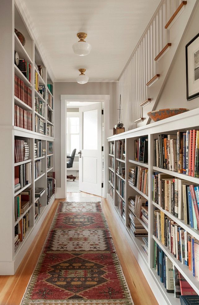 Hallway home library