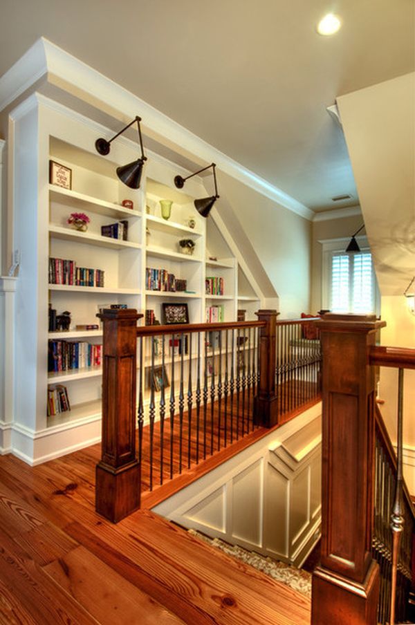 Hallway upstairs library