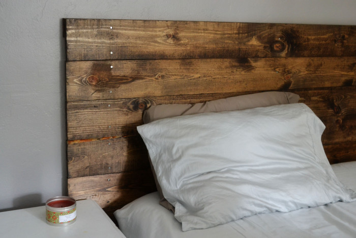 Headboard wood