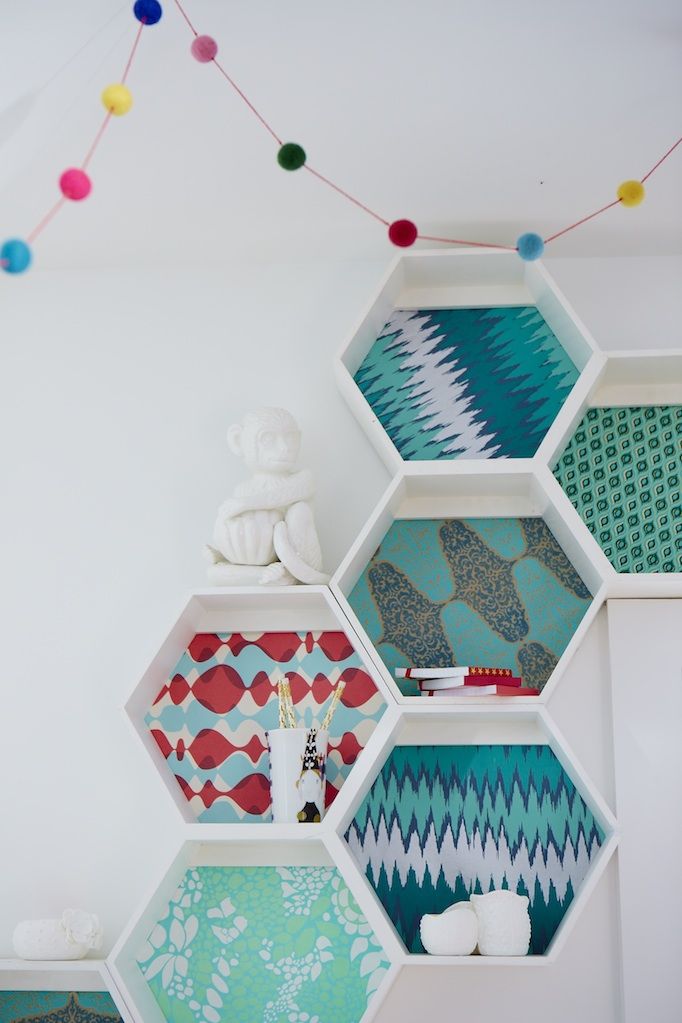 hexagon shelves