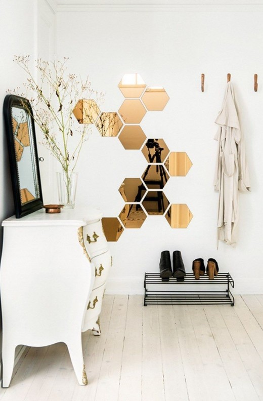 honeycomb-shaped mirrors