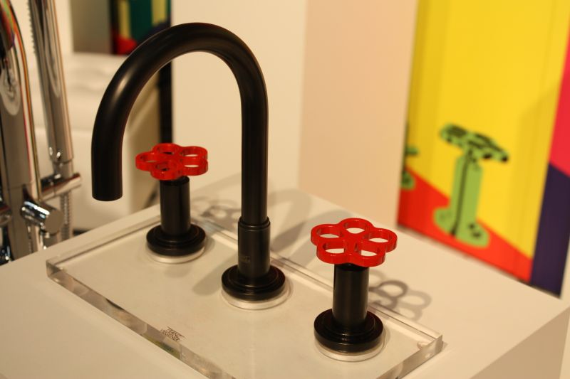 hose faucet-esque handles