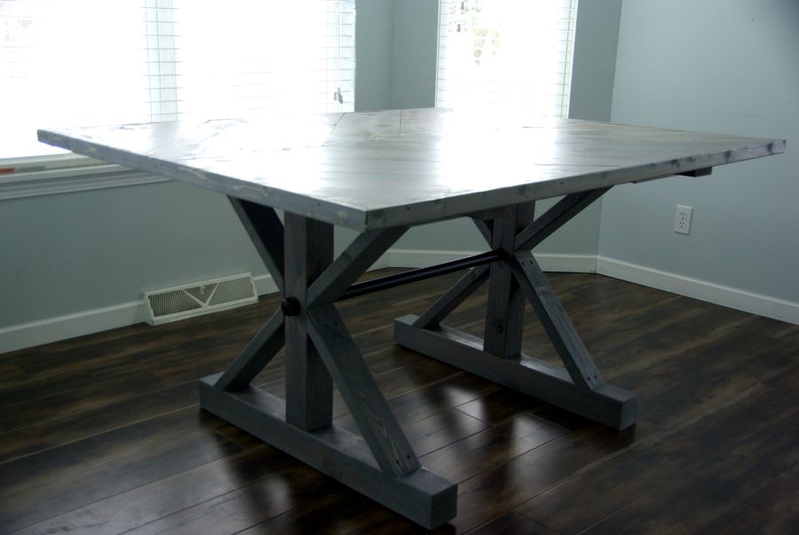 How to build a farmhouse table